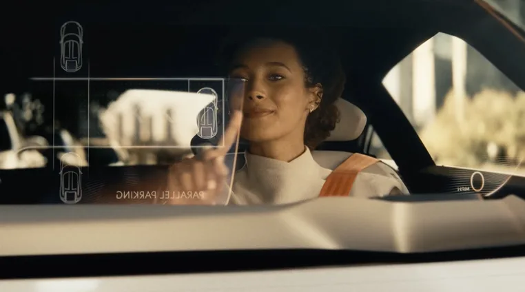 Buick autonomous parking interface with spatial guides