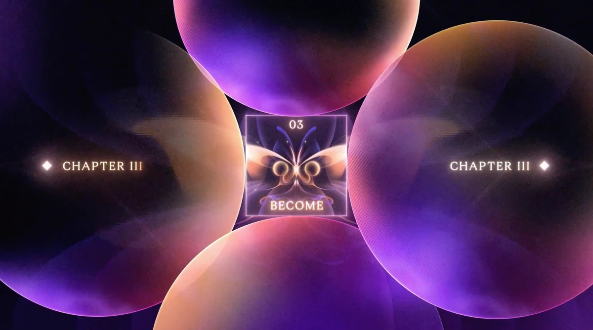 Chapter III card: Become