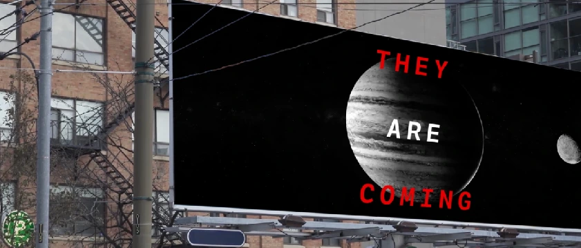 Outdoor advertising concept mockup